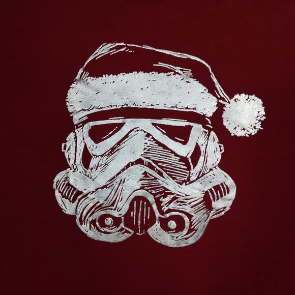 Star Wars Slumber by Munki Munki Stormtrooper Santa size L pajama top - Picture 3 of 5